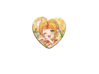 小廻こま 誕生日記念グッズ 2026 ハート型ホログラム缶バッジAの公式画像