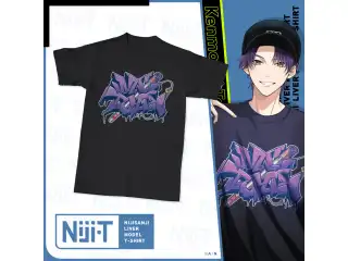 にじさんじライバーモデルTシャツ【第6弾】 剣持刀也 モデル Lの公式画像