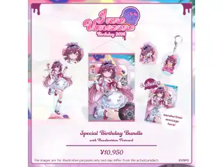 梅園ジュノ　誕生日記念2026 直筆サイン入りポストカード付グッズセットの公式画像