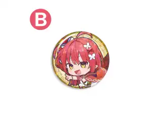 【心白てと】 2024誕生日　ホログラム缶バッジ B
