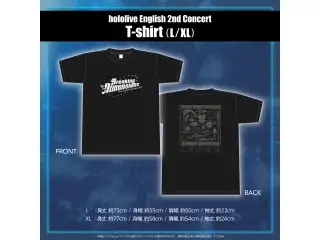 【再販売】「hololive English 2nd Concert -Breaking Dimensions-」 ライブグッズ hololive English 2nd Concert T-shirt L