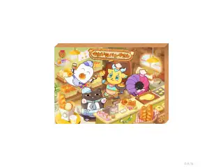【ゆかいなパンやさん】キャンバスボード【にじりとる】