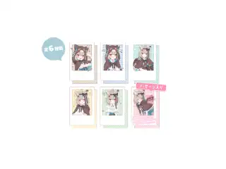 甘狼このみ 3Dお披露目記念 ランダム チェキ風カード 全6種