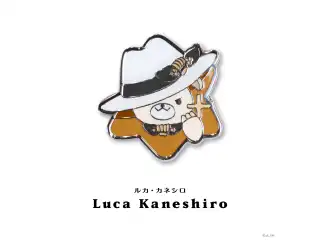 【NIJISANJI EN PIN BADGE COLLECTION Vol.1】モチーフピンバッジ ルカ・カネシロの公式画像