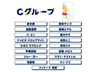 【にじフェス2025】SNS風ランダムクリアカード Cグループ