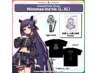 【在庫販売】hololive English 3rd Concert -All for One- ライブグッズ Ninomae Ina'nis Essentials Pack Ninomae Ina'nis XLの公式画像