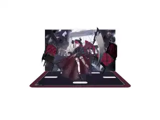 あくび・でもんすぺーど ハーフアニバーサリー アクリルジオラマスタンドの公式画像