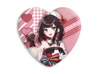 【2024バレンタイン】 ハート缶バッジB 緋月ゆいの公式画像