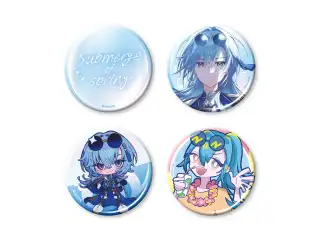 あおぎり高校 春雨麗女 1st ONE-MAN LIVE 「submerge of spring」グッズ トレーディング缶バッジ