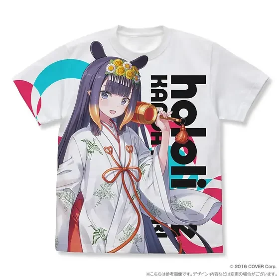 ホロライブ神田祭 フルグラフィックTシャツ 一伊那尓栖 巫女衣装ver. ／XLの共通画像