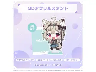 ミリプロ 2周年記念 SDアクリルスタンド 甘狼このみ