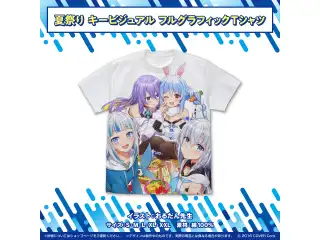 ホロライブ夏祭り×アトレ秋葉原 開催記念グッズ フルグラフィックTシャツ Sサイズの公式画像