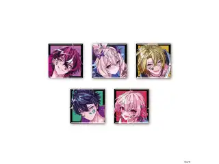 【FACE DECOR COLLECTION Vol.2】スクエア缶バッジ エナー・アールウェットの公式画像