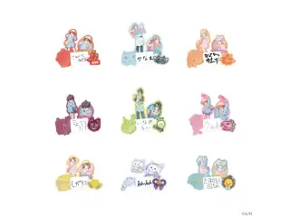 【にじさんじようちえん】ステッカーセット 伊波ライの公式画像