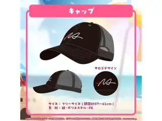 百鬼あやめ 活動5周年記念 キャップ