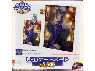 一ノ瀬うるは　誕生日記念2024 LEDアートボードの公式画像