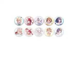 ミリプロ クリスマス 缶バッジ 全10種 コンプリートセット 2024の公式画像
