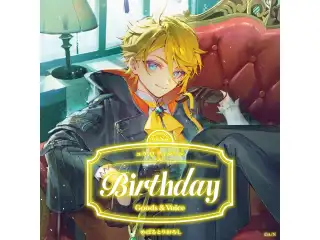 ユウ Q ウィルソン誕生日グッズ＆ボイス2026 箔押し缶バッジ&チェキ風カードの公式画像