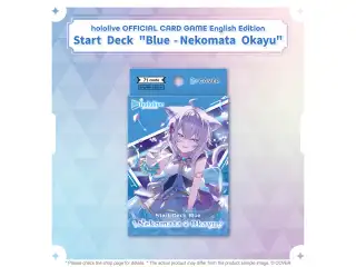 hololive OFFICIAL CARD GAME English Edition Start Deck "Blue - Nekomata Okayu"の公式画像
