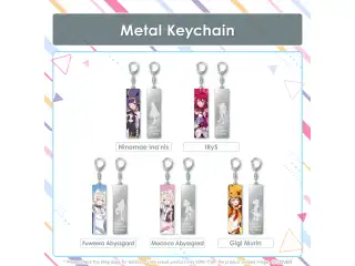 hololive production US Edition Keychain US Edition Metal Keychain (Ninomae Ina'nis)の公式画像
