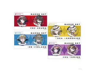 【NIJISANJI EN AR LIVE "COLORS"】缶バッジセット Luxiem ヴォックス・アクマの公式画像