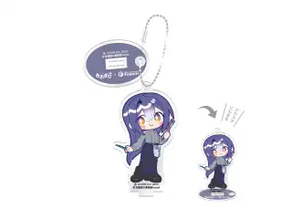 あおぎり高校 秋葉原の美容室『fuwat』コラボグッズ アクリルスタンドキーホルダー エトラ