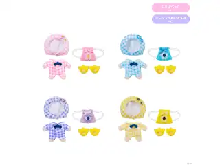 【なついろスタイル】わくわくにじぱぺスイミングセット・ギンガムセーラー ピンク【にじいろクローゼット】の公式画像