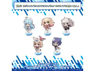ホロライブ夏祭り×アトレ秋葉原 開催記念グッズ ちびキャライラストアクリルフィギュア ホロライブ5期生+友人Ａの公式画像
