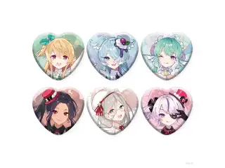 【NIJISANJI EN Confectionery】ハート型缶バッジ マリア マリオネットの公式画像