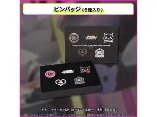 常闇トワ100万人記念 ピンバッジ（5種入り）の公式画像