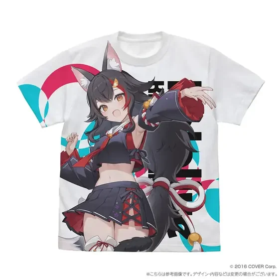 ホロライブ神田祭 フルグラフィックTシャツ 大神ミオ 通常衣装ver. ／XLの共通画像
