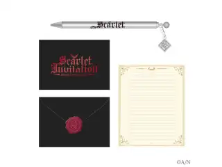 【Kuzuha Birthday Event 「Scarlet Invitation」】レターセットの公式画像