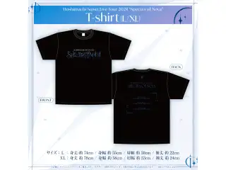 Hoshimachi Suisei Live Tour 2024 "Spectra of Nova" ライブグッズ T-shirt Lの公式画像