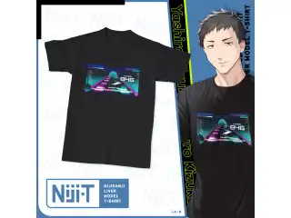 にじさんじライバーモデルTシャツ【第10弾】 社築 モデル L