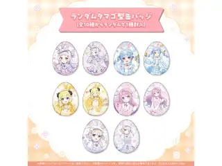 hololive Seasonal Days スイートスプリングイースター ランダムタマゴ型缶バッジ（1パック）の公式画像