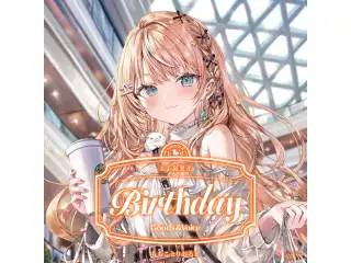 五十嵐梨花誕生日グッズ＆ボイス2026 箔押し缶バッジ&チェキ風カード