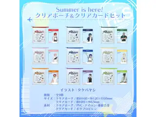 ホロスターズ Summer is here! クリアポーチ＆クリアカードセット Summer is here! クリアポーチ&クリアカードセット アステル・レダ