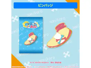 ソニック×戌神ころね 『ソニころ2022 ピキピキ音速コラボカフェ』 在庫販売 ピンバッジの公式画像