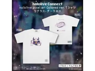 hololive Connect hololive pixel art 秘密結社holoX Colored ver. Tシャツ ラプラス・ダークネス Lの公式画像