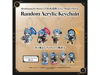 【受注生産】Hoshimachi Suisei 日本武道館 Live “SuperNova” ライブグッズ Random Acrylic Keychainの公式画像
