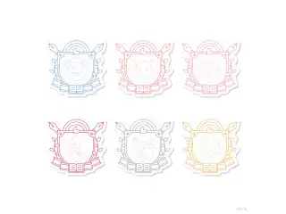 【にじさんじ ステーショナリー】ダイカット付箋 笹木咲
