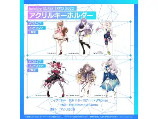 『hololive SUPER EXPO 2022』アクリルキーホルダー ホロライブインドネシア アーニャ・メルフィッサ