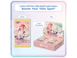 hololive OFFICIAL CARD GAME English Edition Booster Pack "Elite Spark"