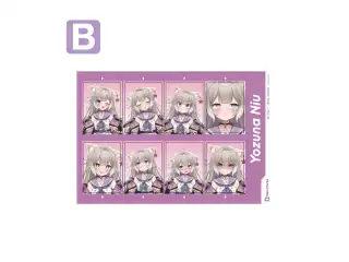【夜絆ニウ】 2026誕生日グッズ＆ボイス 証明写真風シールBの公式画像