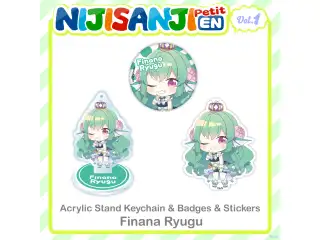 【NIJISANJI EN Petit vol.1】フィナーナ 竜宮 【NIJISANJI EN Petit vol.1】アクリルスタンドキーホルダー フィナーナ 竜宮の公式画像