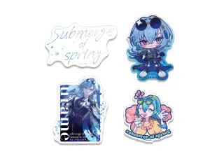 あおぎり高校 春雨麗女 1st ONE-MAN LIVE 「submerge of spring」グッズ ステッカーセット