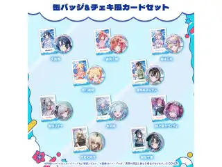 ホロナツパラダイス グッズ vol.2 缶バッジ&チェキ風カードセット hololive DEV_IS 水宮枢の公式画像