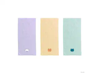 【ちるたいむ ～さんくまのじかん～】フェイスタオル にぱちぃ