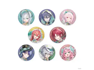 【にじさんじ ハロウィン 2024】箔押し缶バッジ 春崎エアル