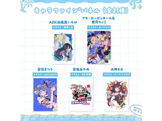 hololive Splash T-Party! キャラファインパネル AZKi&風真いろは